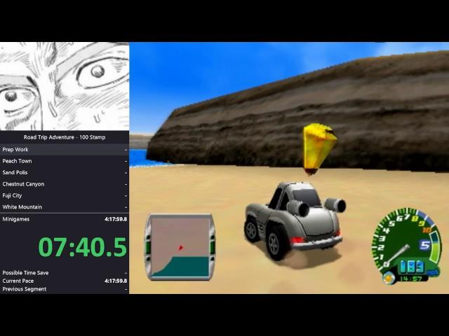 Road Trip Adventure - 100 Stamp SPEEDRUN in 4:11:32