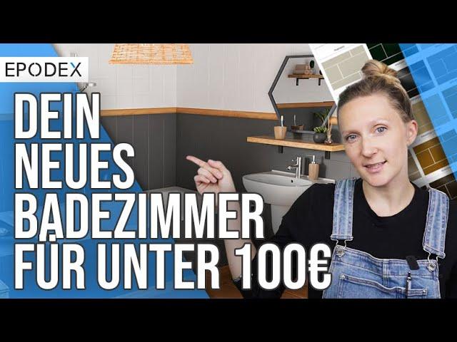 Dein neues Badezimmer für unter 100€ | ohne Fliesenleger, mit Epodex Fliesenfarbe!