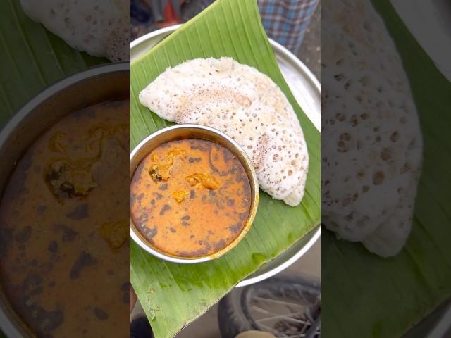 Eating 13 Rupee Dosa Mutton Curry|Busiest Small Hotel in Nellore foothpath|1000 Dosa Selling #shorts