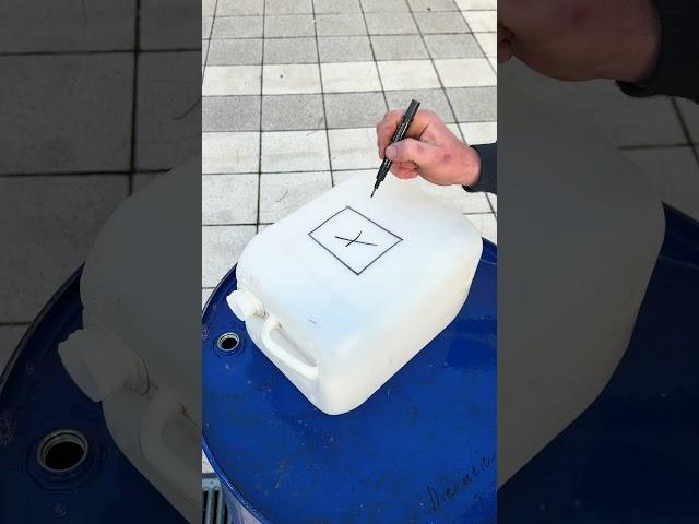 Easiest way to transfer liquids safely #shorts