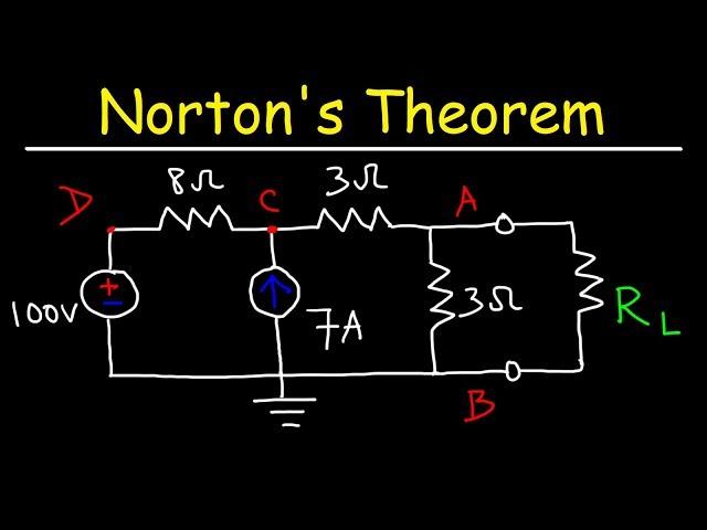 Norton's Theorem and Thevenin's Theorem - Electrical Circuit Analysis