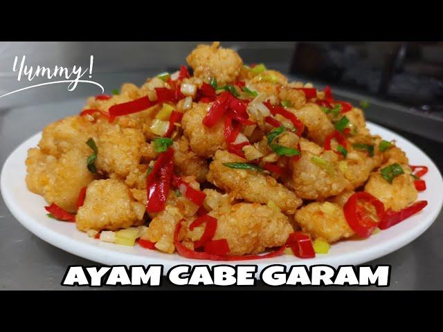 TERLALU ENAK PANTESAN BIKIN NAGIH ‼️ RESEP AYAM CABE GARAM