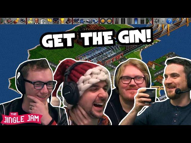 7 drunk idiots play some dumb train game - Yogscast Jingle Jam 2021 Highlights Day 1