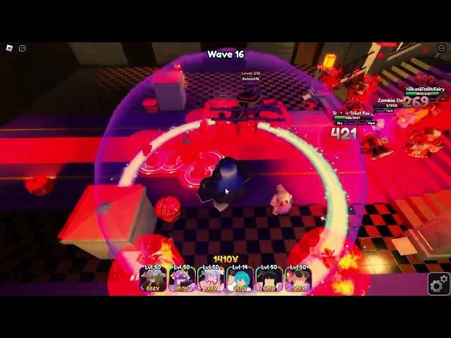 [TTA] Halloween Event Extra Stage (Lunatic Mode, Duo) - Touhou Tower Assault