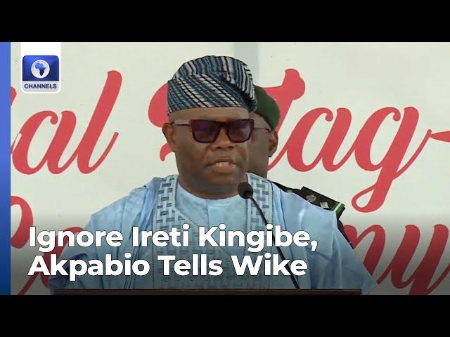 Ignore Ireti Kingibe, Akpabio Tells Wike