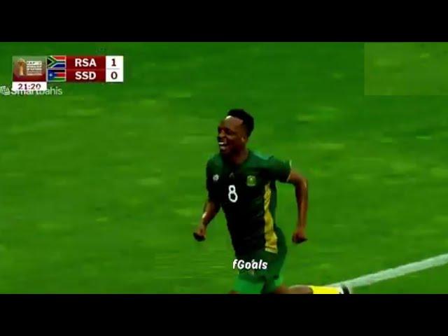 Patrick Maswanganyi Goal - Bafana Bafana vs South Sudan (3-0), All Goals Results/Afcon Qualifiers.