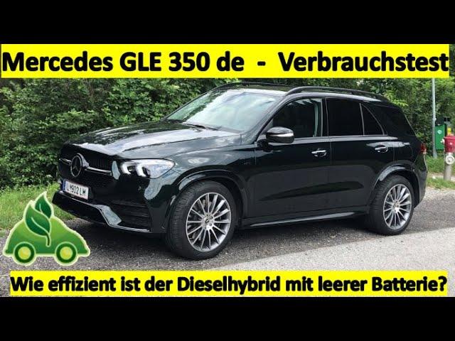 Mercedes GLE 350 de Plug-In Hybrid Verbrauchstest mit leerer Batterie