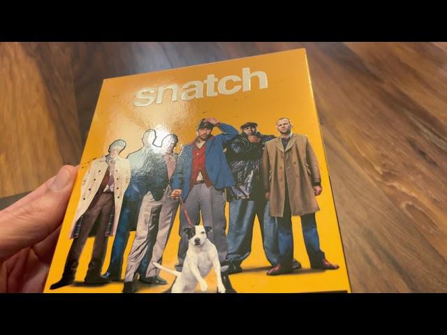 Snatch 4k UltraHD Blu-ray steelbook unboxing (Zavvi Red Carpet slipboxed variant)