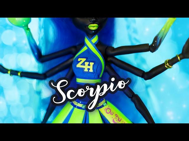 Alien Cheerleader Scorpio  Random Prompt Zodiac Challenge  • OOAK Monster High Doll