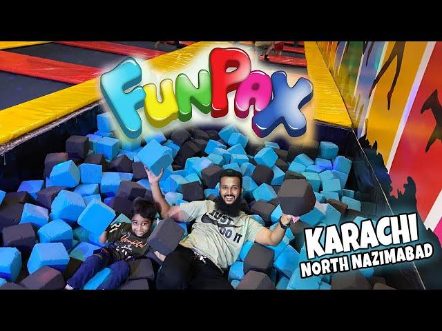 Aaj Hum gaye FUNPAX (Kids Play Area)  - Saima Paari mall North Nazimabad karachi (Fahad Javeria)