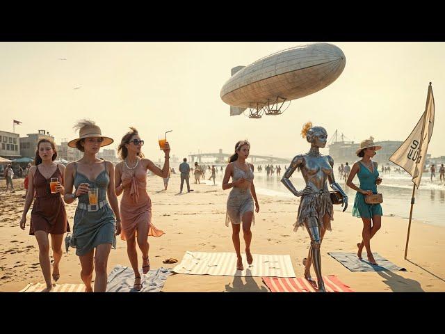 Summer days when Hindenburg And female robots... Course