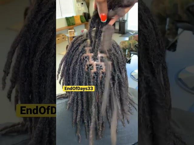 Interlocking locs #shorts #locs
