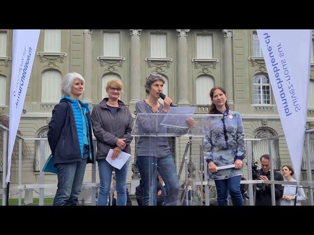 Manifestation de clôture de la Marche Bleue - Place Fédérale, Berne, 22.4.2023