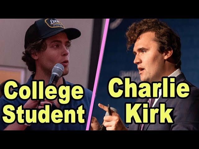 Charlie Kirk Debates College Students At California State Fullerton *full video Q&A*