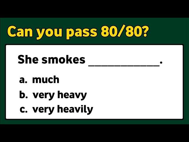 Grammar Test | English Grammar Quiz | 10 English Quiz