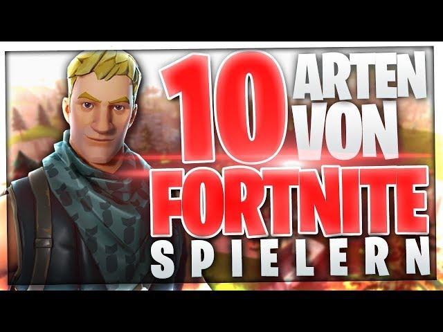 10 ARTEN von FORTNITE SPIELERN! | Fortnite Spieler die jeder kennt | BaumBlau