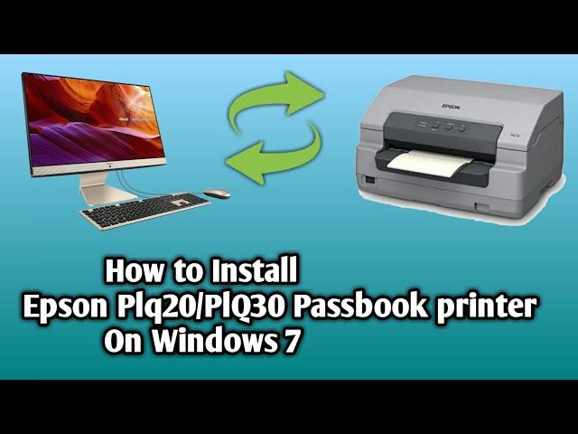 How to Install epson plq 20 on Windows 7 | How to install Epson plq30 on Windows 7