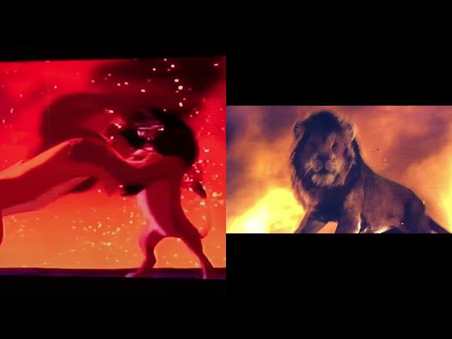 The Lion King - Simba vs Scar (1994/2019)