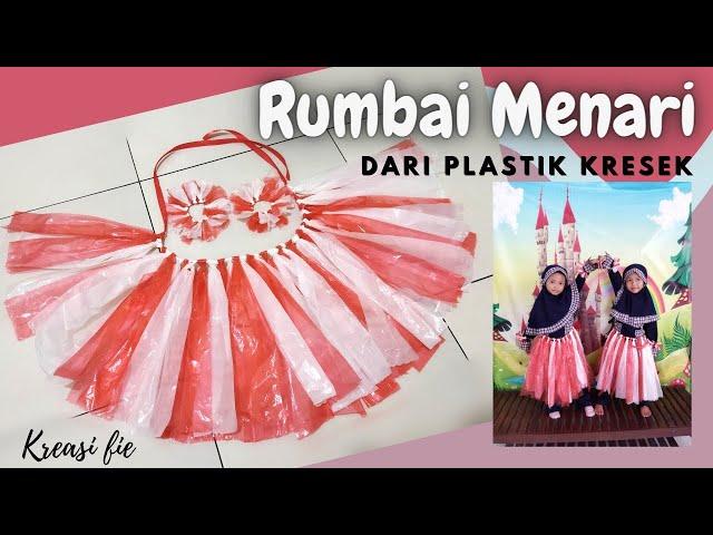 Cara Membuat Rok Dari Plastik Kresek Simple Mudah Dibuat. Cocok untuk KOstum Menari