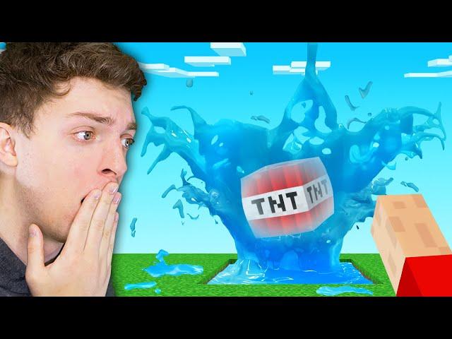 Reacting To Minecraft Ultra Realistic TNT!