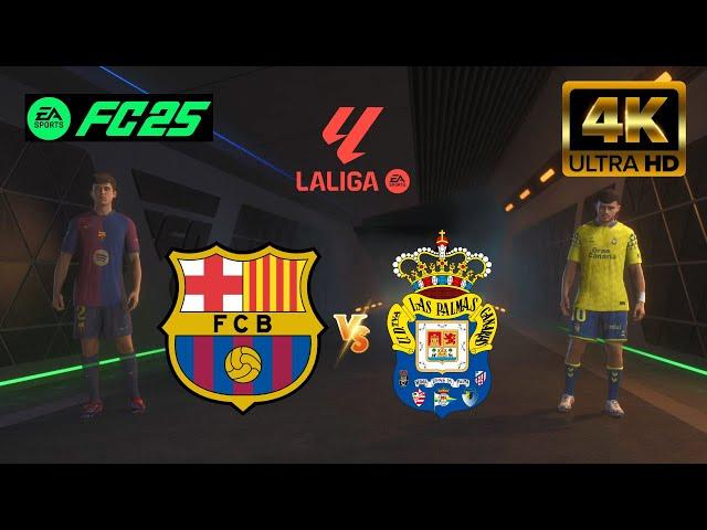 EA FC 25 - Barcelona vs Las Palmas | La liga 24/25 [4K 60]