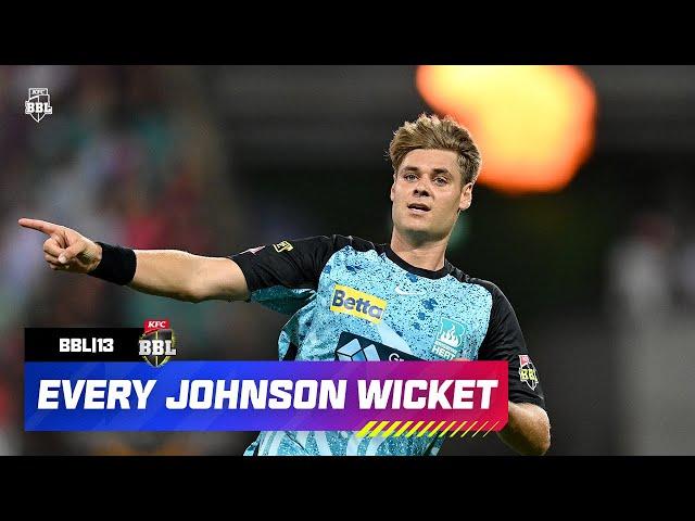 Every Spencer Johnson Wicket! | #BBL13