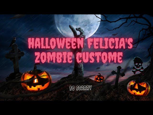 Felicia made her own Haloween Custome from  Recycled Paper