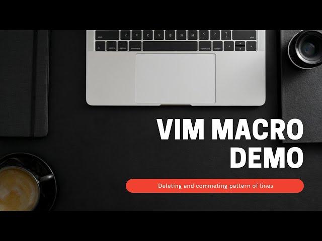 Vim Macro   Deleting pattern of lines