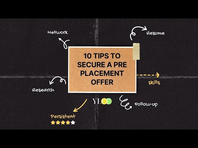 Legal Career Accelerator: 10 Actionable Tips to Secure a Pre-Placement Offer | YLCC