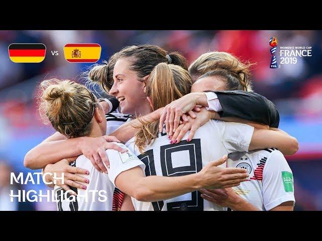 Germany v Spain | FIFA Women’s World Cup France 2019 | Match Highlights