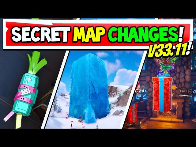 Fortnite Chapter 6 Winterfest | All Map Changes & Easter Eggs!