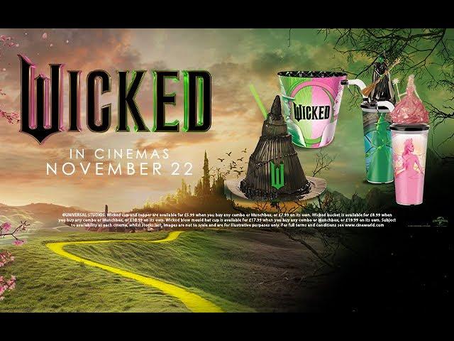 Defy gravity with Wicked merch at Cineworld 