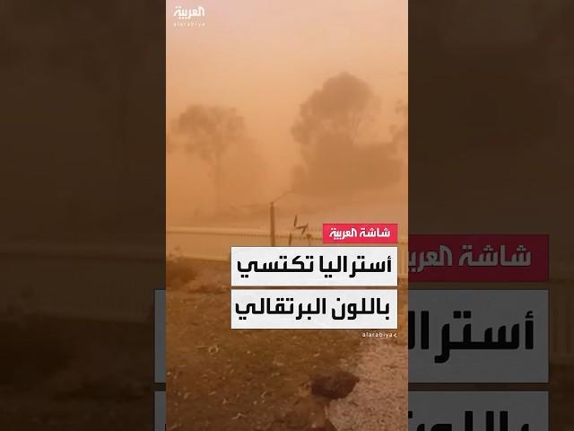 سماء "برتقالية" تحجب الرؤية.. عاصفة ترابية ضخمة تقلب لون السماء في أستراليا وتثير القلق