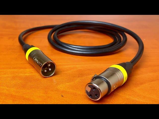 How to make a balanced XLR / Microphone cable