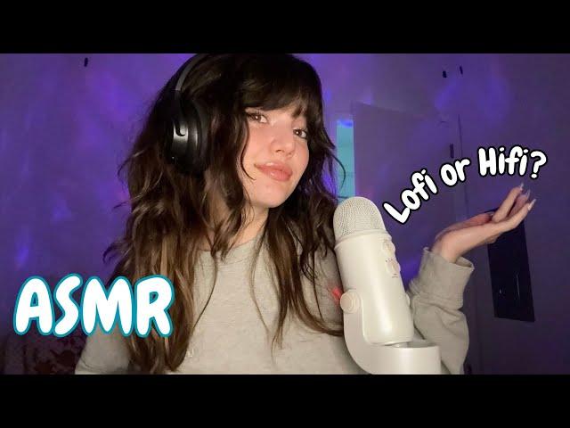 ASMR | Lofi Vs. Hifi (Fast and Aggressive Mouth Sounds, Hand Sounds + Movements, Tapping, +)