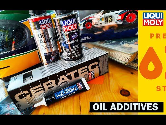 මොනවද මේ Oil Additives? LIQUI MOLY Engine Oil Additives... MoS2 & CERATEC