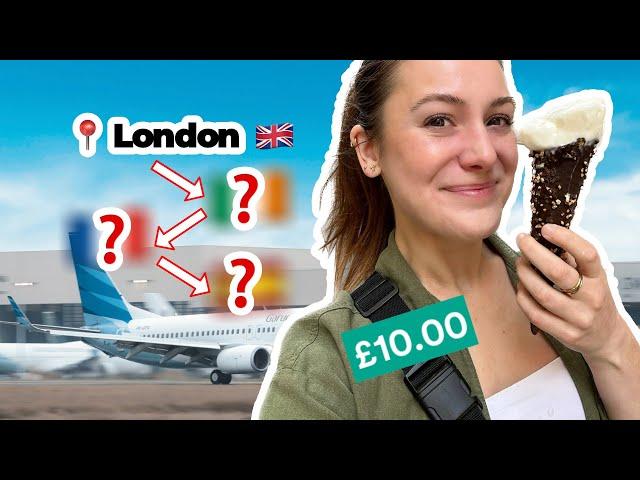 I took the CHEAPEST FLIGHT abroad three times in a row! ️