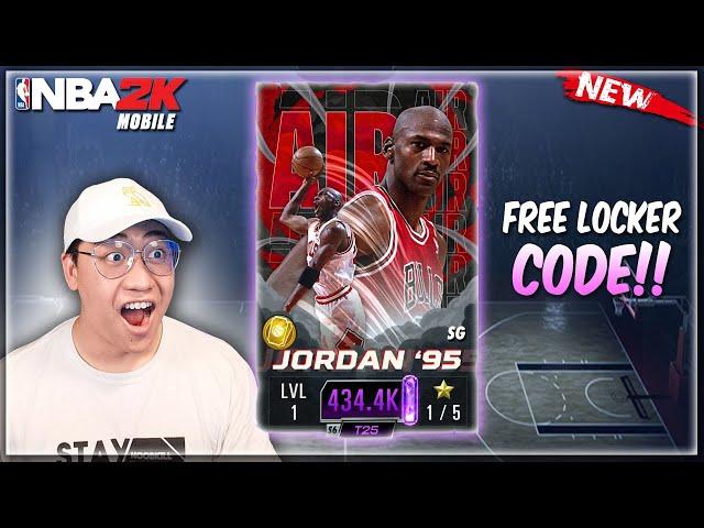 NEW PURPLE SAPPHIRE JORDAN!! NBA 2K MOBILE FREE LOCKER CODE & PACK OPENING!!