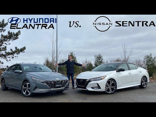 2021 Hyundai Elantra vs Nissan Sentra, that Elantra...