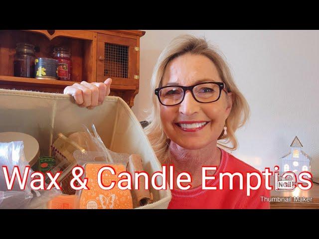 October Wax & Candle Empties #waxmeltingchallenge