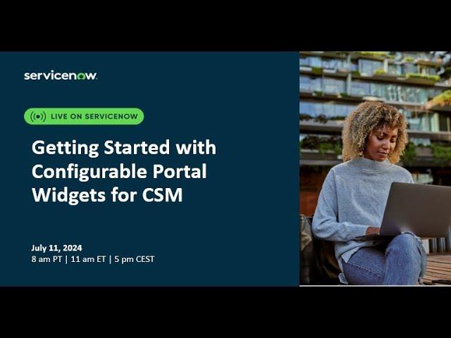 Getting started with configurable portal widgets for CSM