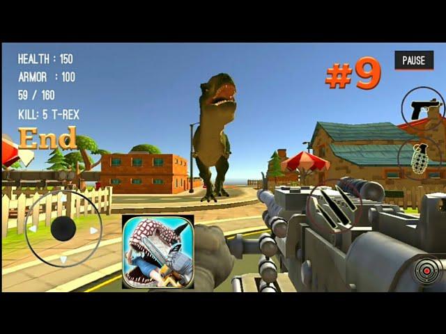 Serangan T-rex Dinosour hunter dino city eps 9 - M.A Gamer