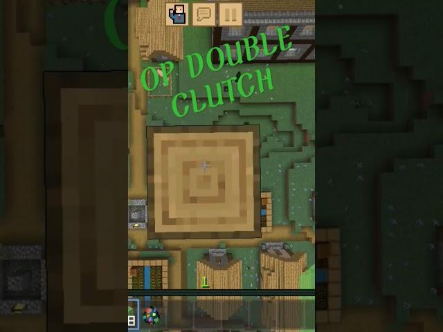 OP DOUBLE CLUTCH #minecraft #short #mr lone gamer