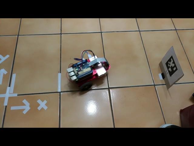 Rover Test Run - Navigation (Dijkstra + EKF + Differential-drive Control) - ver.2