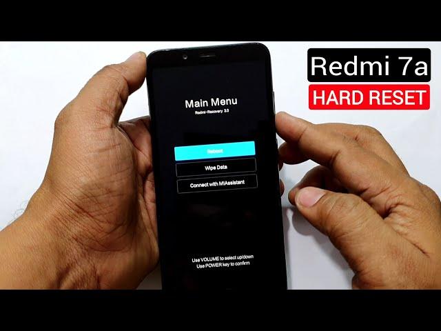 Redmi 7a Hard Reset |Pattern Unlock |Factory Reset