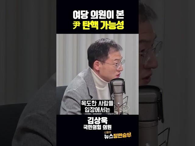 여당 의원이 본 尹 탄핵 가능성