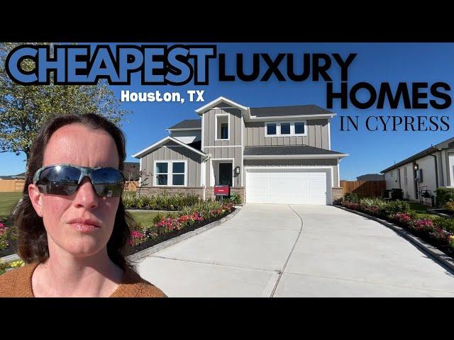 The CHEAPEST luxury homes in Houston Under $450K | Cypress, TX