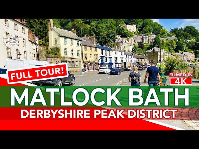 MATLOCK BATH Derbyshire | Full walking tour of MATLOCK BATH near Matlock, Derbyshire Peak District