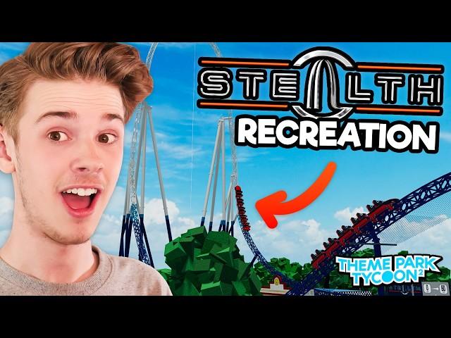 INCREDIBLE Stealth RECREATION in Theme Park Tycoon 2! 