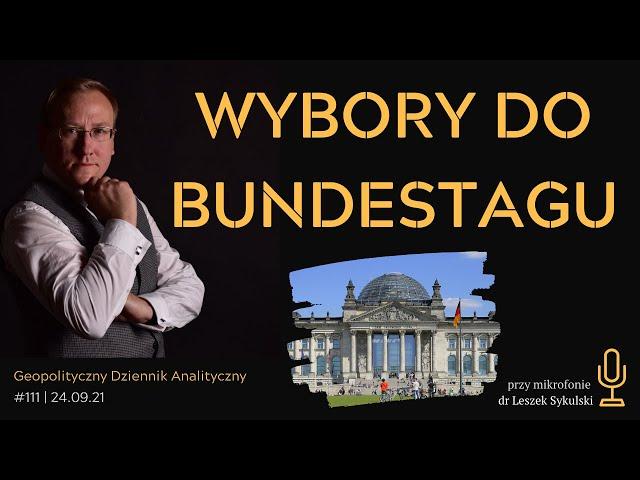 324. Wybory do Bundestagu - 26 IX 2021